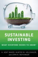 Sustainable investing /