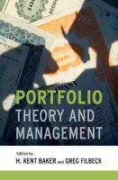 Portfolio theory and management /