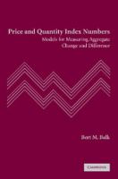 Price and quantity index numbers : models for measuring aggregate change and difference /