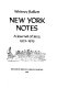 New York notes : a journal of jazz, 1972-1975 /