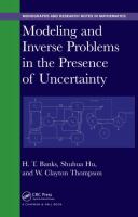 Modeling and inverse problems in the presence of uncertainty /
