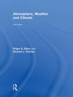 Atmosphere, weather and climate /