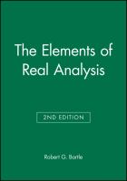 The elements of real analysis /