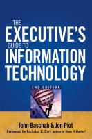 The executive's guide to information technology /