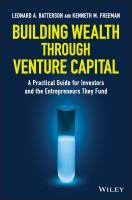 Building wealth through venture capital : a practical guide for investors and the entrepreneurs they fund /