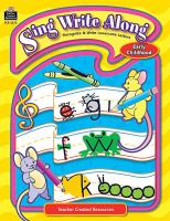 Sing write along : recognize & write lowercase letters  /