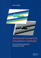 Advanced numerical simulation methods : from CAD data directly to simulation results /