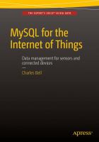 MySQL for the internet of things /