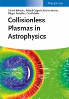 Collisionless plasmas in astrophysics /