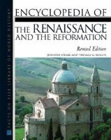Encyclopedia of  the Renaissance and the Reformation /