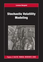 Stochastic volatility Modeling /