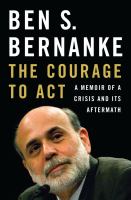 The courage to act : a memoir of a crisis and its aftermath /