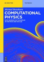 Computational physics : with worked out examples in FORTRAN® and MATLAB® /