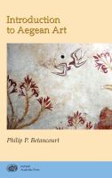 Introduction to Aegean art /