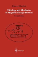 Tribology and mechanics of magnetic storage devices /