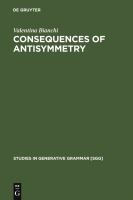 Consequences of antisymmetry : headed relative clauses /