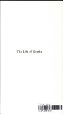 The life of Goethe.