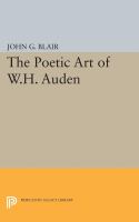 Poetic Art of W.H. Auden /