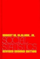 Social statistics /