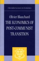 The economics of post-communist transition /