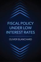 Fiscal policy under low interest rates /