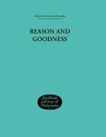 Reason and goodness /