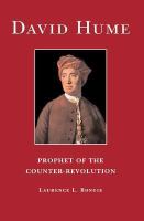 David Hume : prophet of the counter-revolution /