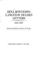 Arna Bontemps-Langston Hughes letters, 1925-1967 /