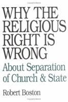 Why the religious right is wrong about separation of church & state /