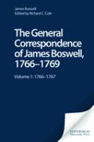 The general correspondence of James Boswell, 1766-1769 /