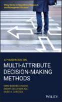 A handbook on multi-attribute decision-making methods /