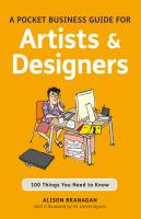 A pocket business guide for artists and designers /