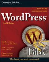 WordPress bible /