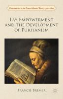Lay empowerment and the development of Puritanism /