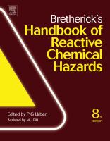 Bretherick's handbook of reactive chemical hazards /