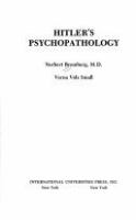 Hitler's psychopathology /