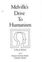 Melville's drive to humanism,