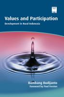 Values and Participation Development in Rural Indonesia  /