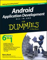 Android application development all-in-one for dummies /