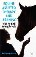 Equine-assisted therapy and learning with at-risk young people /