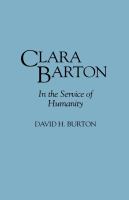 Clara Barton in the service of humanity /