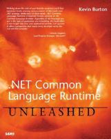 .Net common language runtime unleashed /