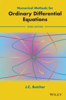 Numerical methods for ordinary differential equations /