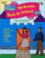 The complete welcome back-to-school book for preK-K /