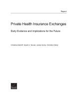 Private health insurance exchanges : early evidence and implications for the future /