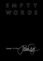 Empty words : writings '73-'78 /