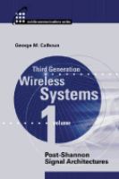 Third generation wireless systems /