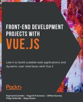 Front-End Development Projects with Vue.js /