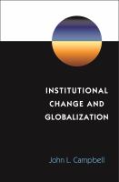 Institutional change and globalization /