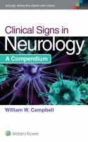 Clinical signs in neurology : a compendium /